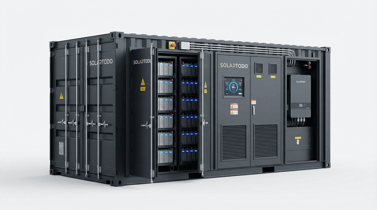 200kWh Industrial Self-Consumption LFP BESS - Solar-Coupled Energy Storage for C&I