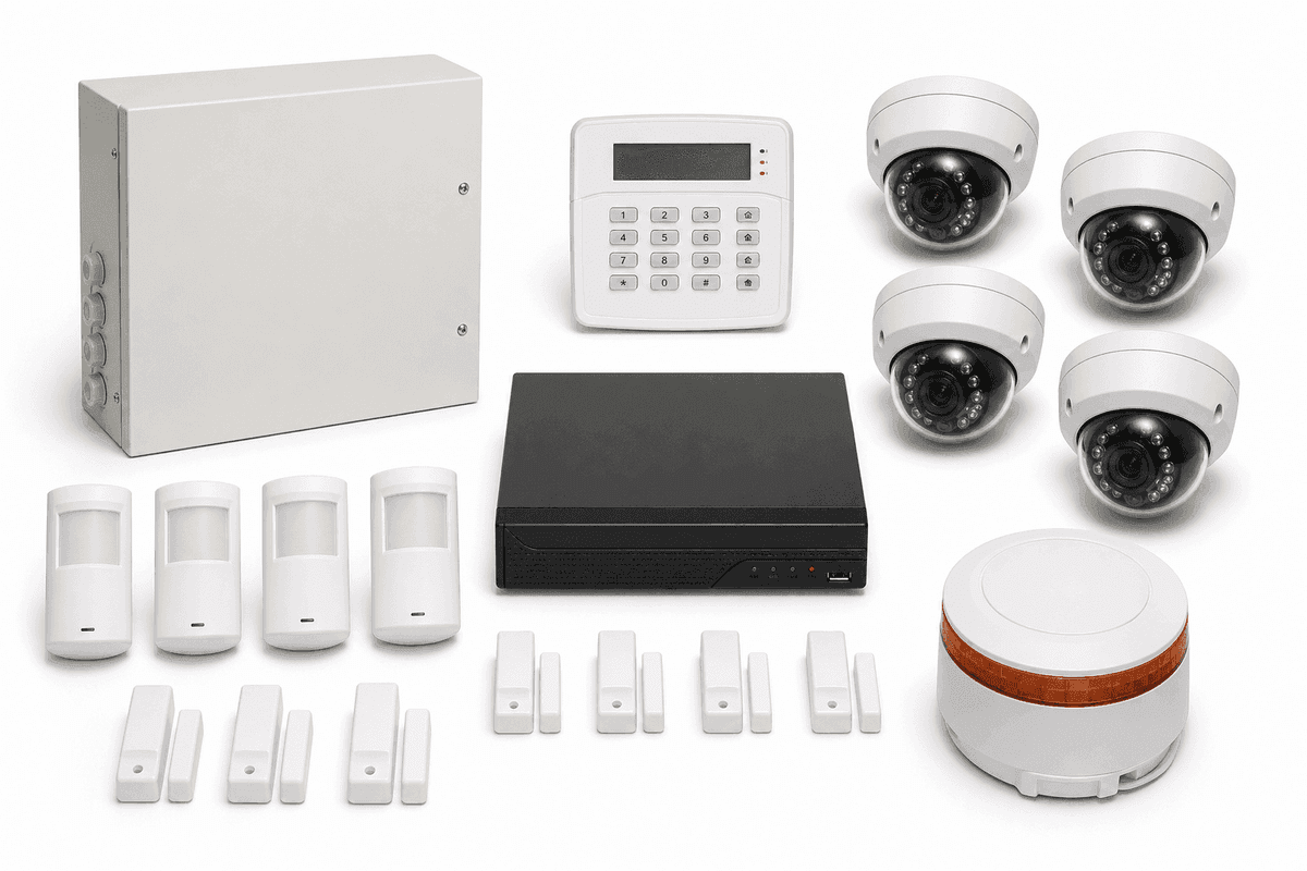 Logistics Warehouse 48-Zone Hybrid - 24 Cameras, 64-Zone Expandable