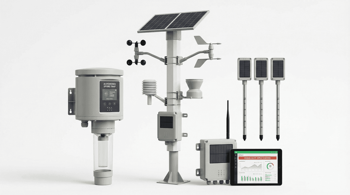 Disease Early Warning System - 40ha Orchard AI Monitoring