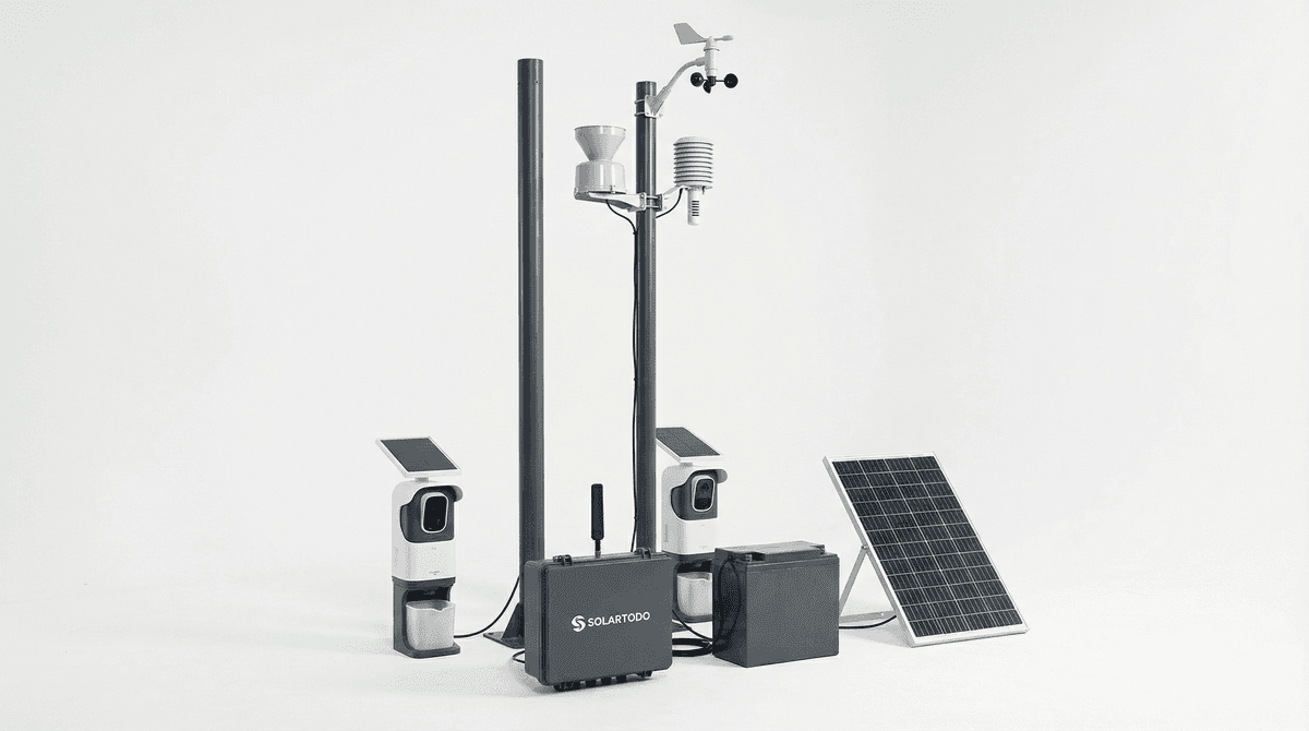 Pest Monitoring Station 20ha - AI-Powered Precision Agriculture