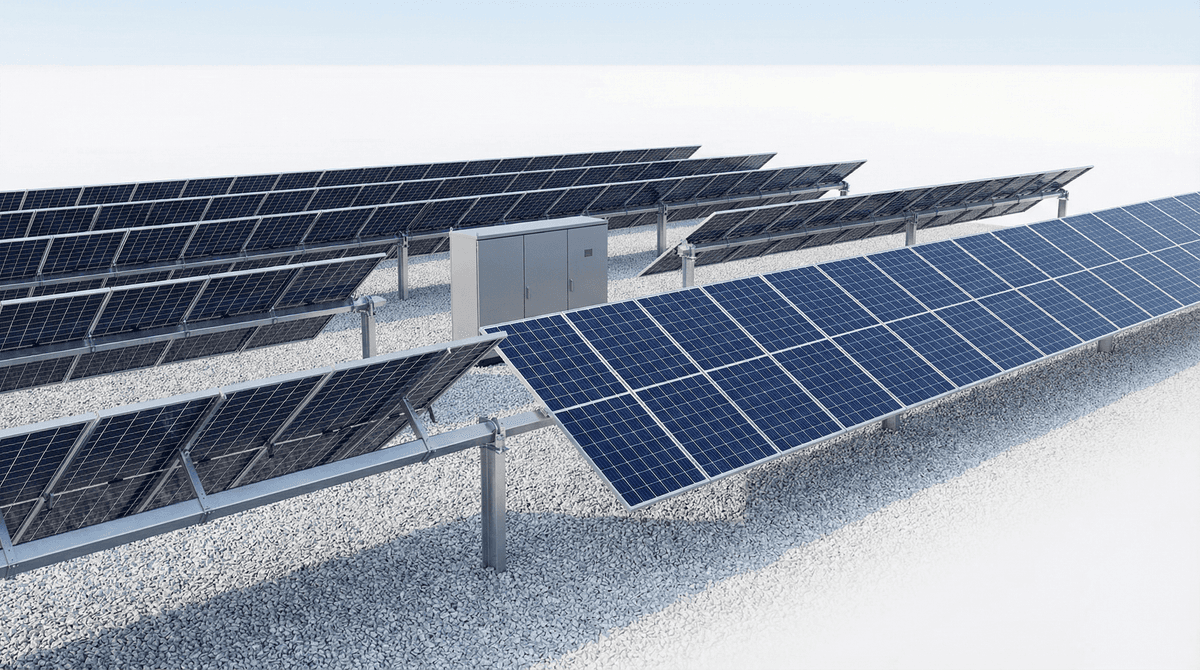 1MW Utility Scale Bifacial Single-Axis Solar PV System - Maximum Energy Yield