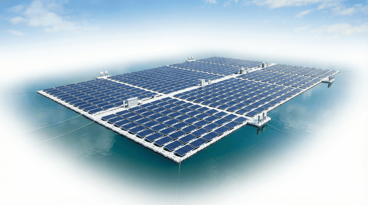 5MW Floating Solar Mono-PERC - High-Efficiency Aquatic Power Generation