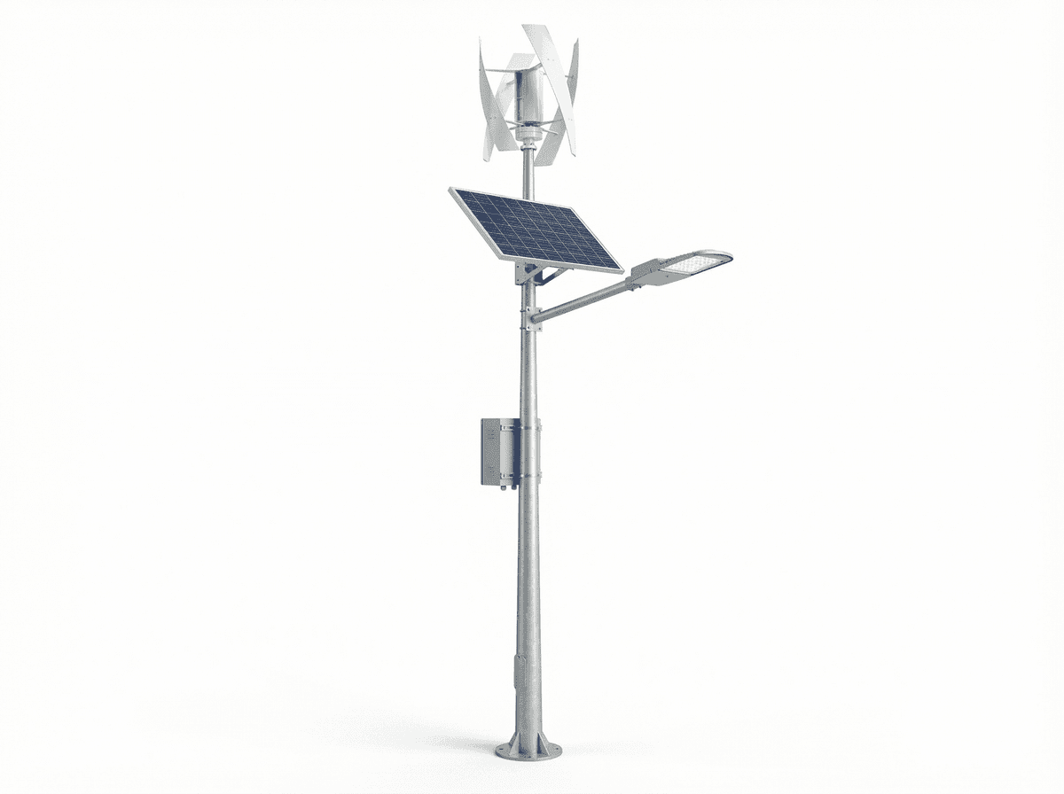 40W Wind-Solar Hybrid Courtyard Split - 8-Day Autonomy