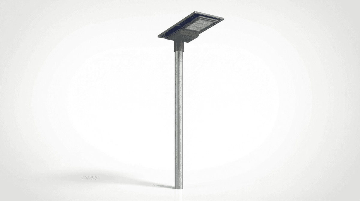 5m Rural Economy 30W Solar Streetlight - All-in-One Design