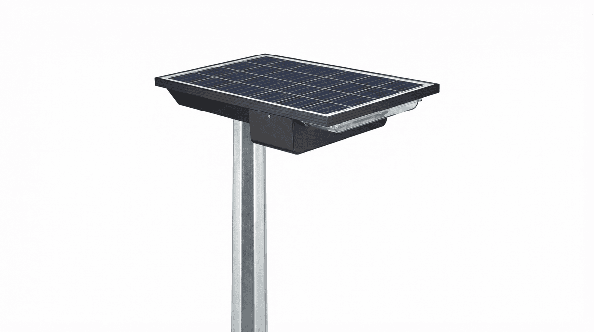 8m Urban Road All-in-One 60W Solar Streetlight - Smart Integrated Design