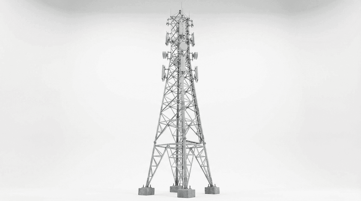 100m Heavy-Duty Lattice Multi-Tenant Tower - Maximum Capacity Hub