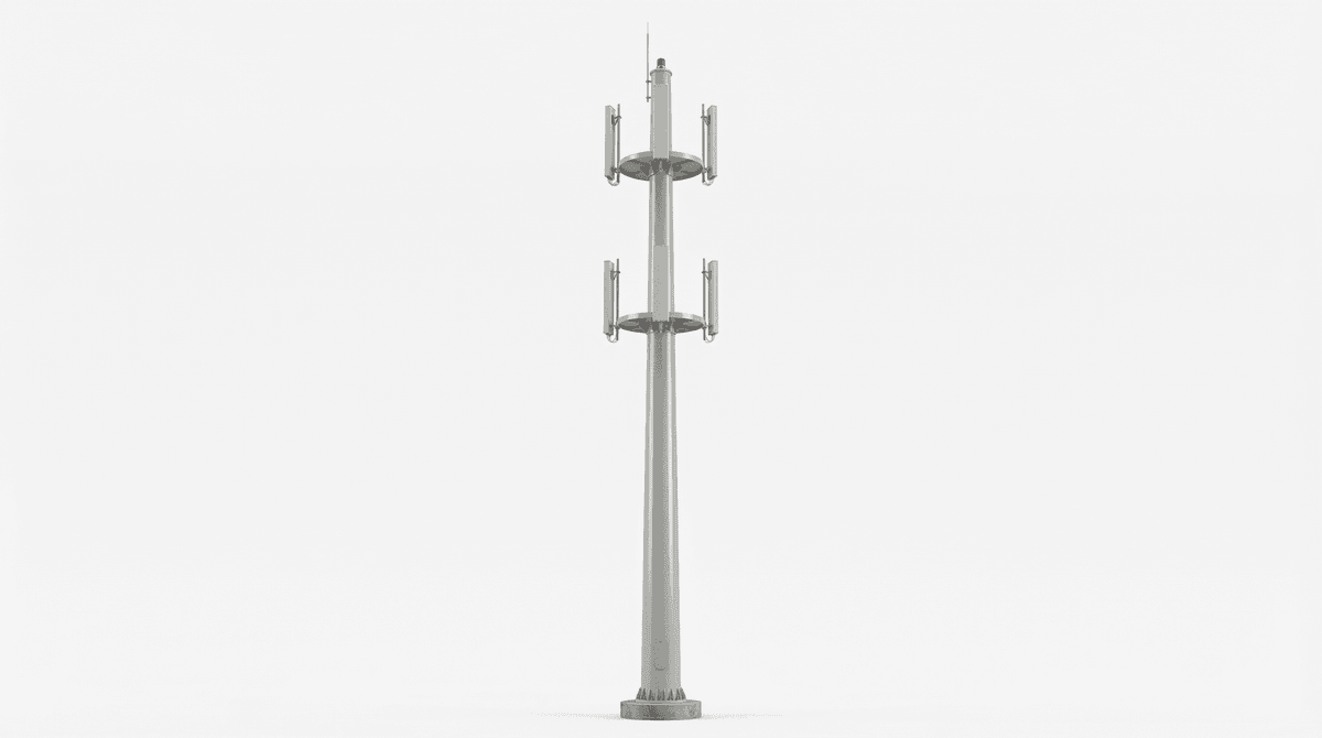 30m FRP Standard Pole - Zero Maintenance Rural Connectivity