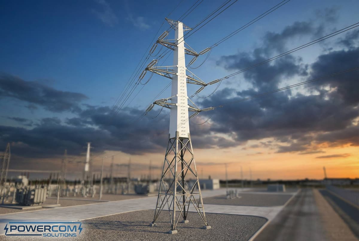 Power Transmission Tower Gothenburg Sweden — $3,120 Turnkey