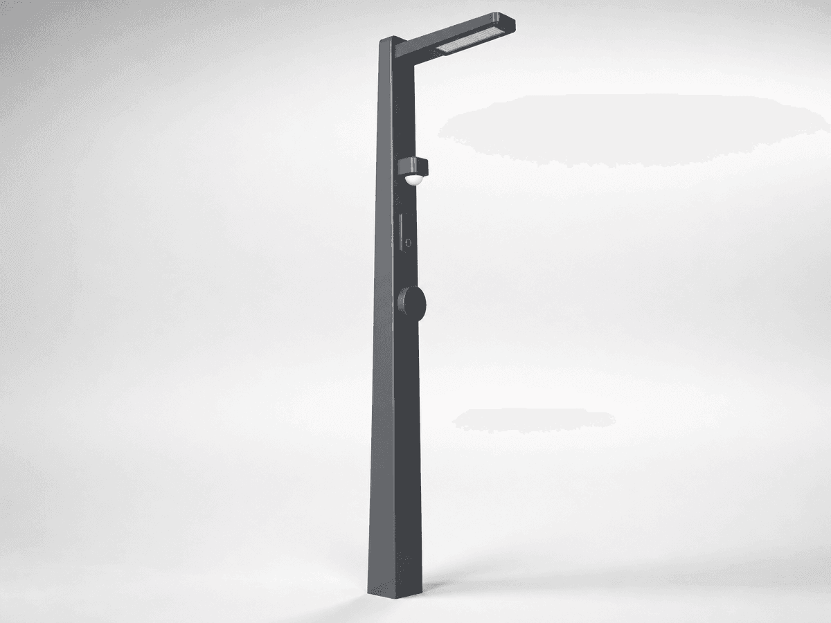 10m Community Entrance Security+Face Recognition - 120W Smart Streetlight