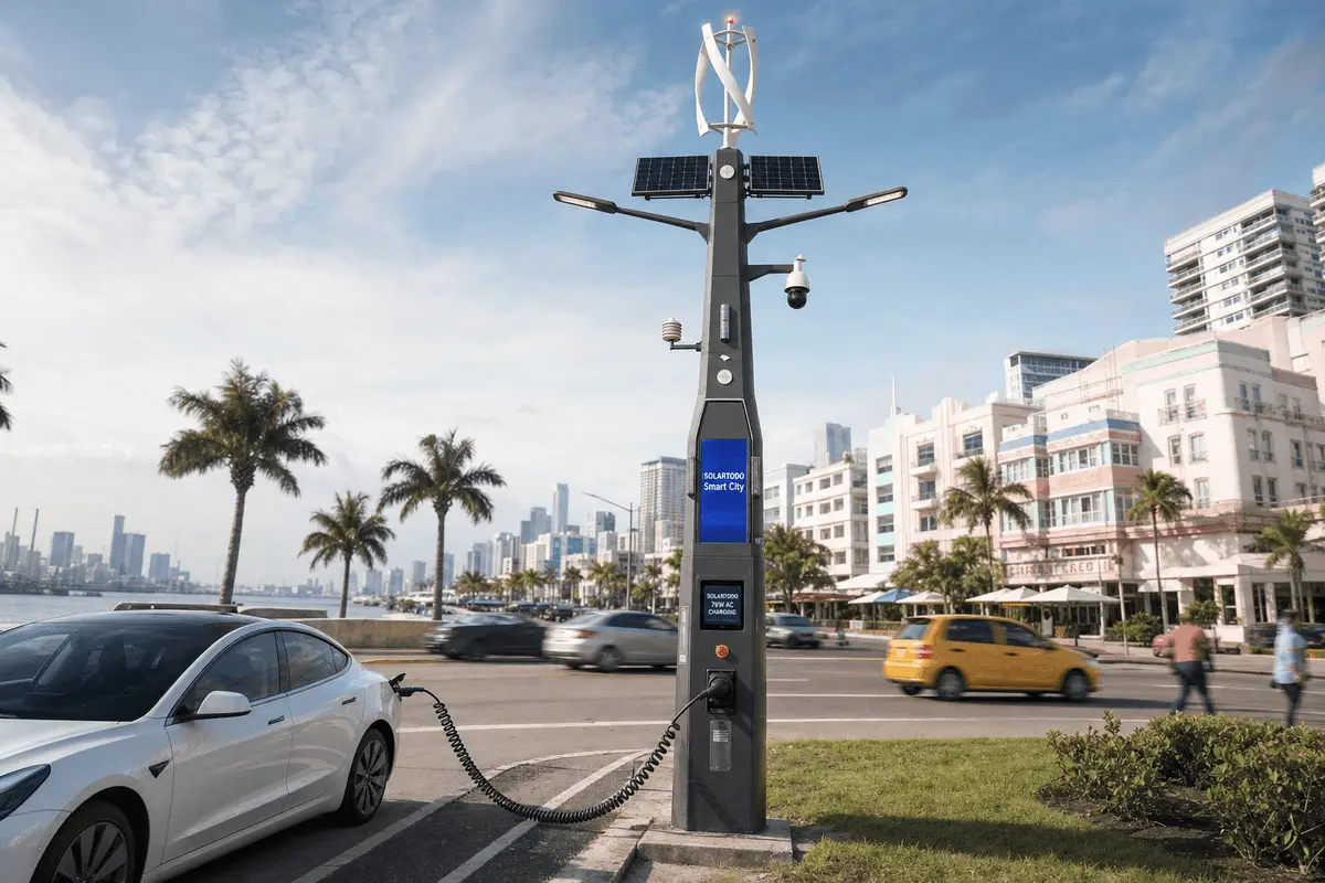 Douala Smart Streetlight Market Analysis: 138-Unit Hybrid 9m Configuration Guide for Urban Corridors