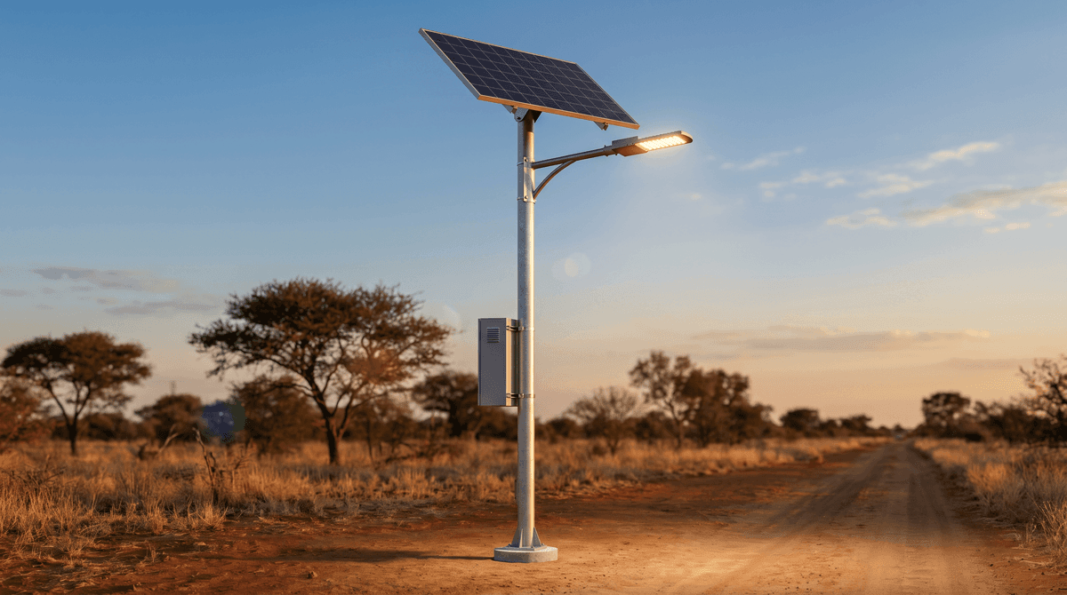 Gaborone Solar Streetlight (Split-Type) Market Analysis: 8m Roadway Configuration Guide for 12m Corridors