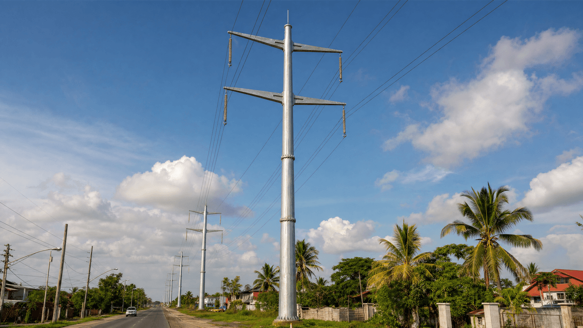 Georgetown, Guyana Power Transmission Tower Market Analysis: 220kV Double-Circuit Configuration Guide