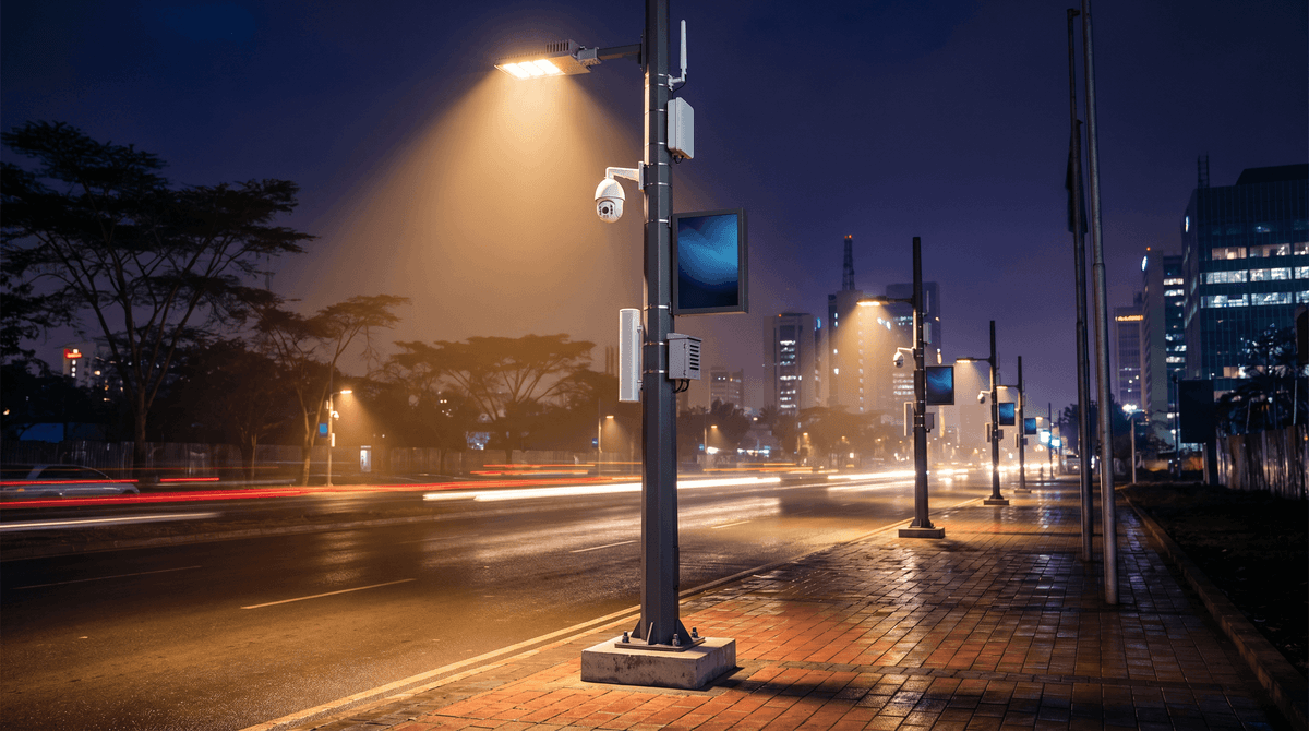 Nairobi Smart Streetlight Deployment: 387-Unit 8m Octagonal Pole Project in Kenya